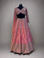 Radiate charm in this vibrant pink lehenga set, crafted in luxurious silk fabric
