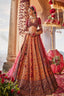 Regal Zardosi hand embroidered Bridal lehenga