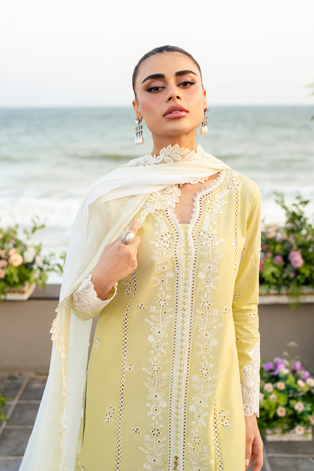 Azure | Luxury Lawn 26 | Imperial Saffron