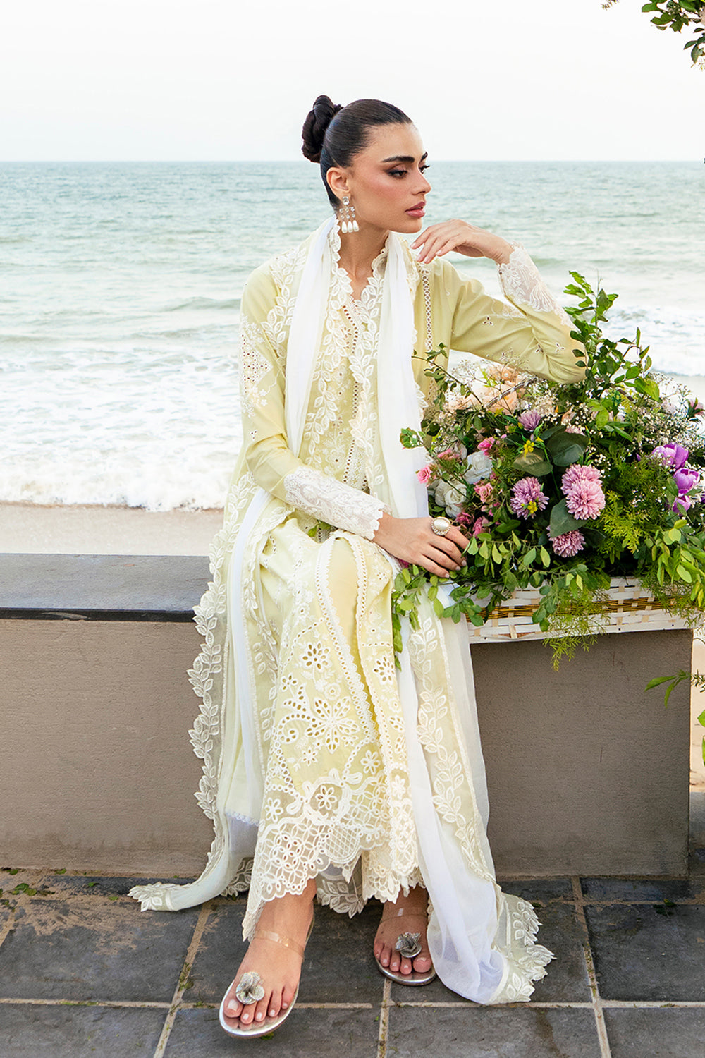 Azure | Luxury Lawn 26 | Imperial Saffron