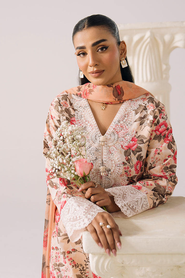 Imrozia Premium | Floral Atelier Lawn | IPL-19 Fleur Pastelle