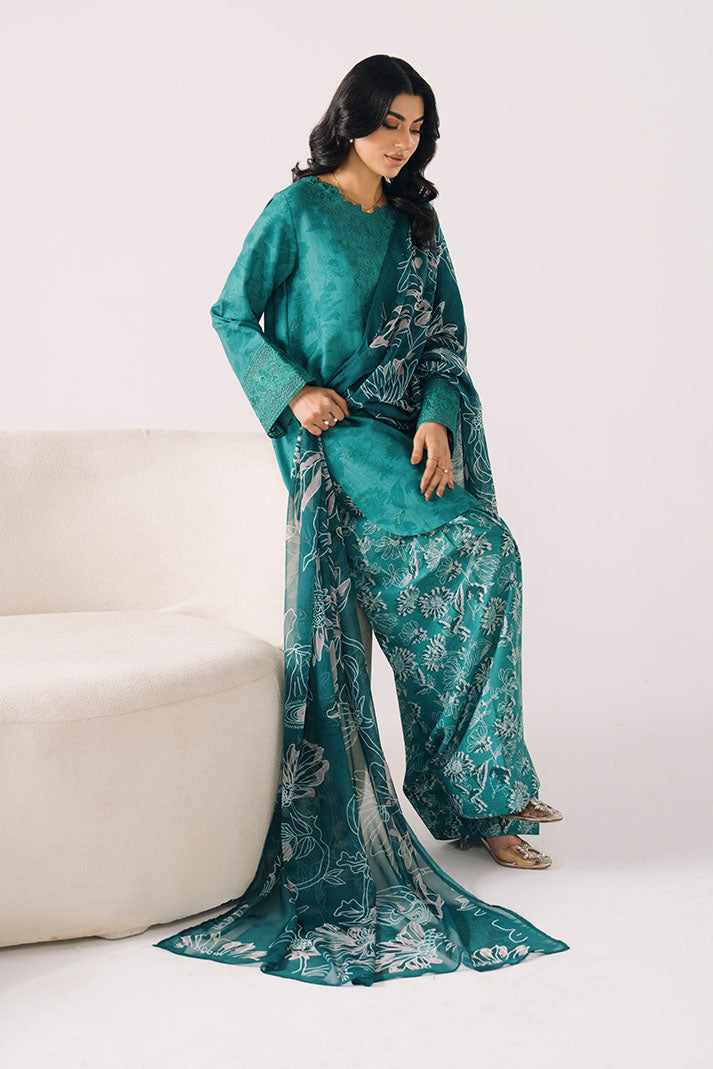Imrozia Premium | Floral Atelier Lawn | IPL-22 Bloom Silhouette