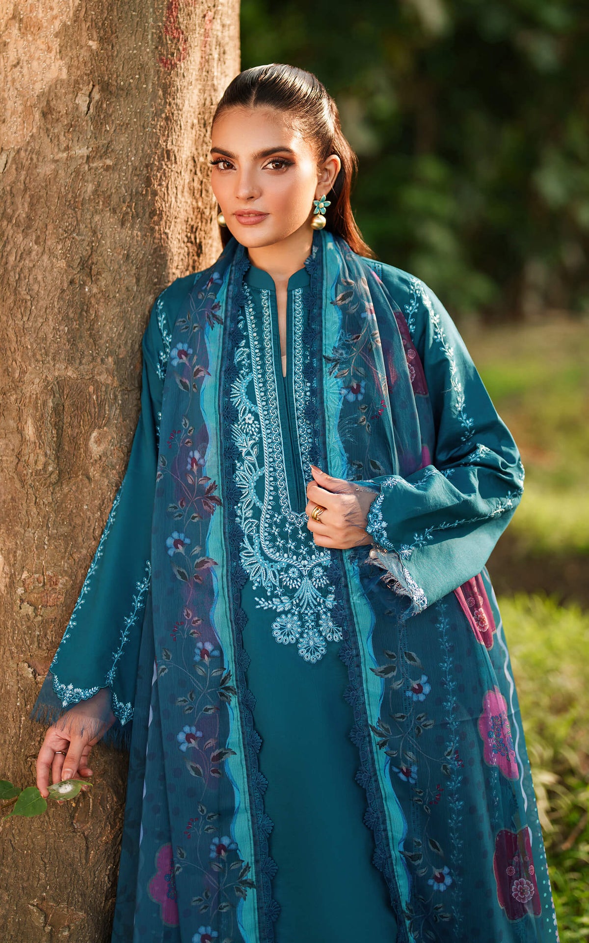Asifa and Nabeel | Eden Cambric 25 | Iris Cloud ECU25-05