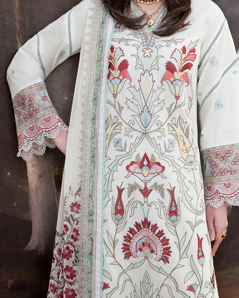 Roheenaz | Floral Reverie Luxury Lawn | Lunar Glow