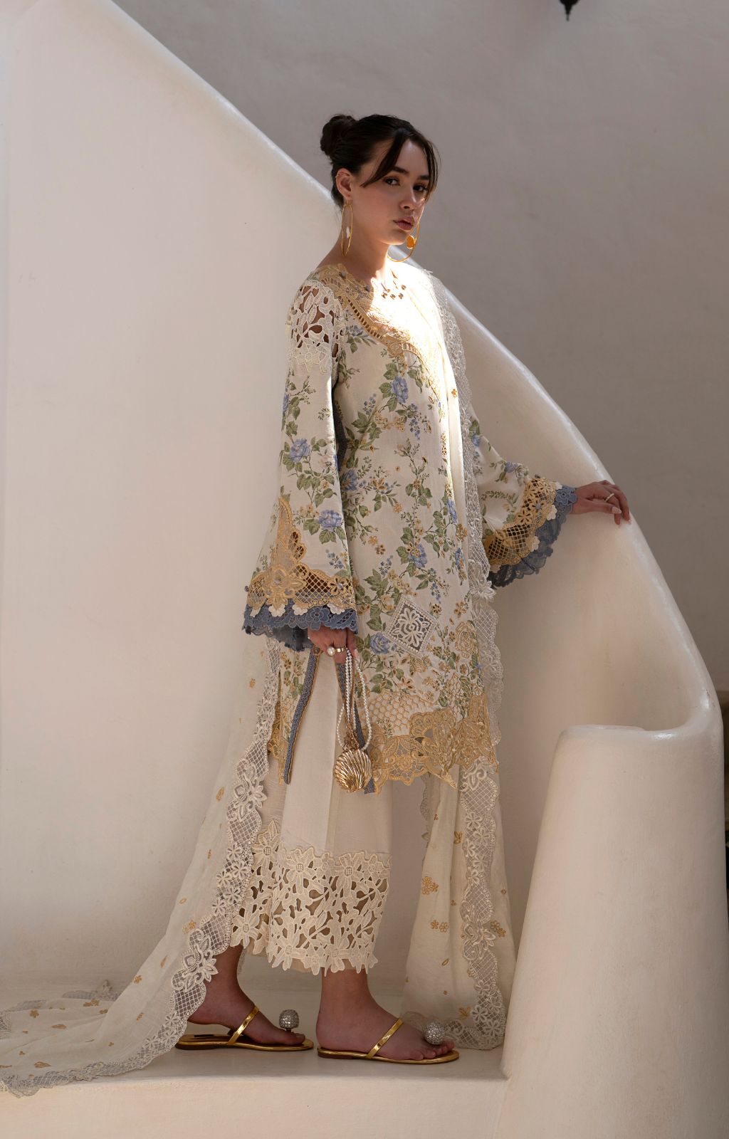 AJR Couture | Printakari Lawn 25 | Maze
