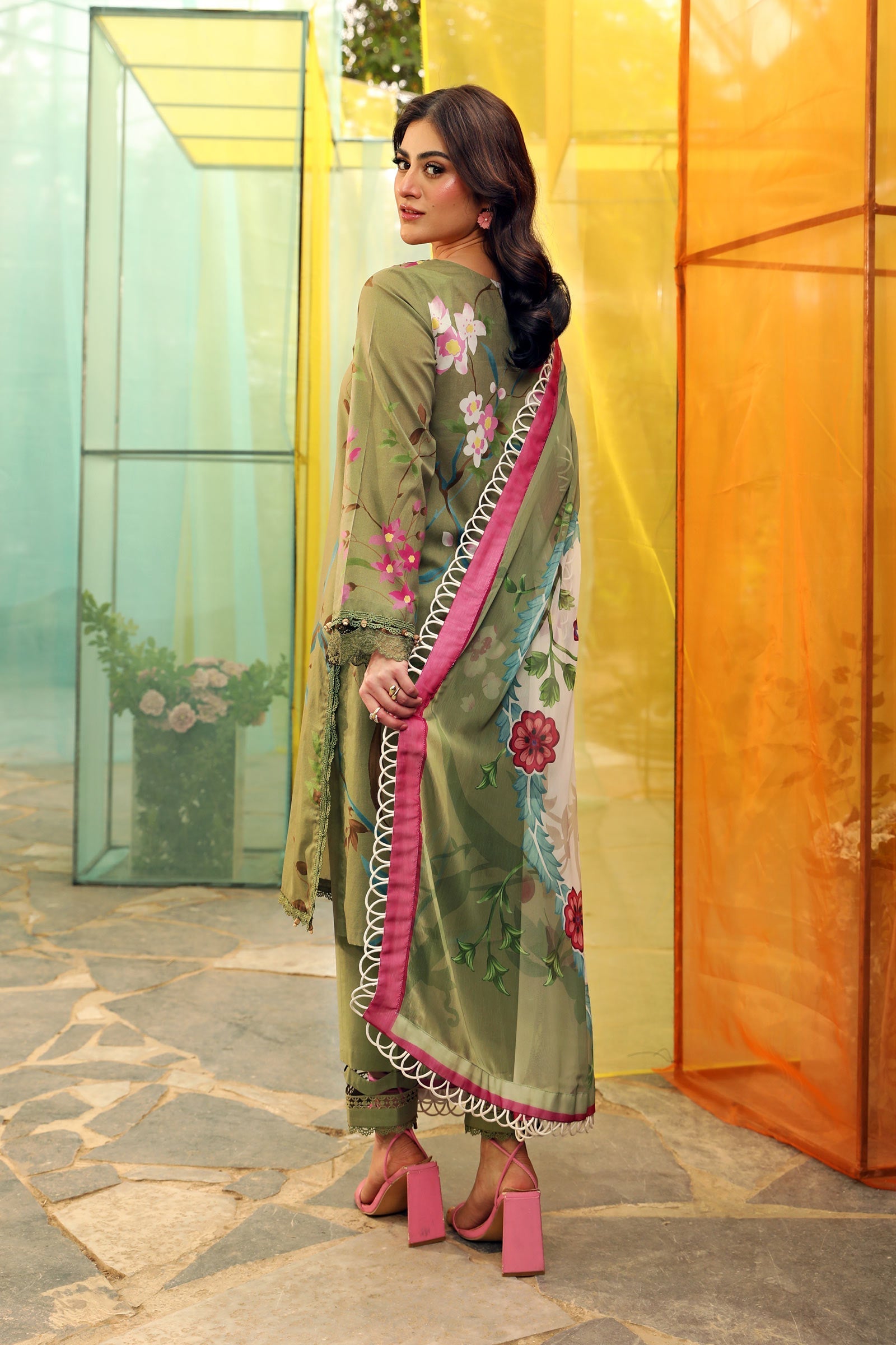 Maria B | M Basic Summer Lawn 25 | MB-CUS25-707A