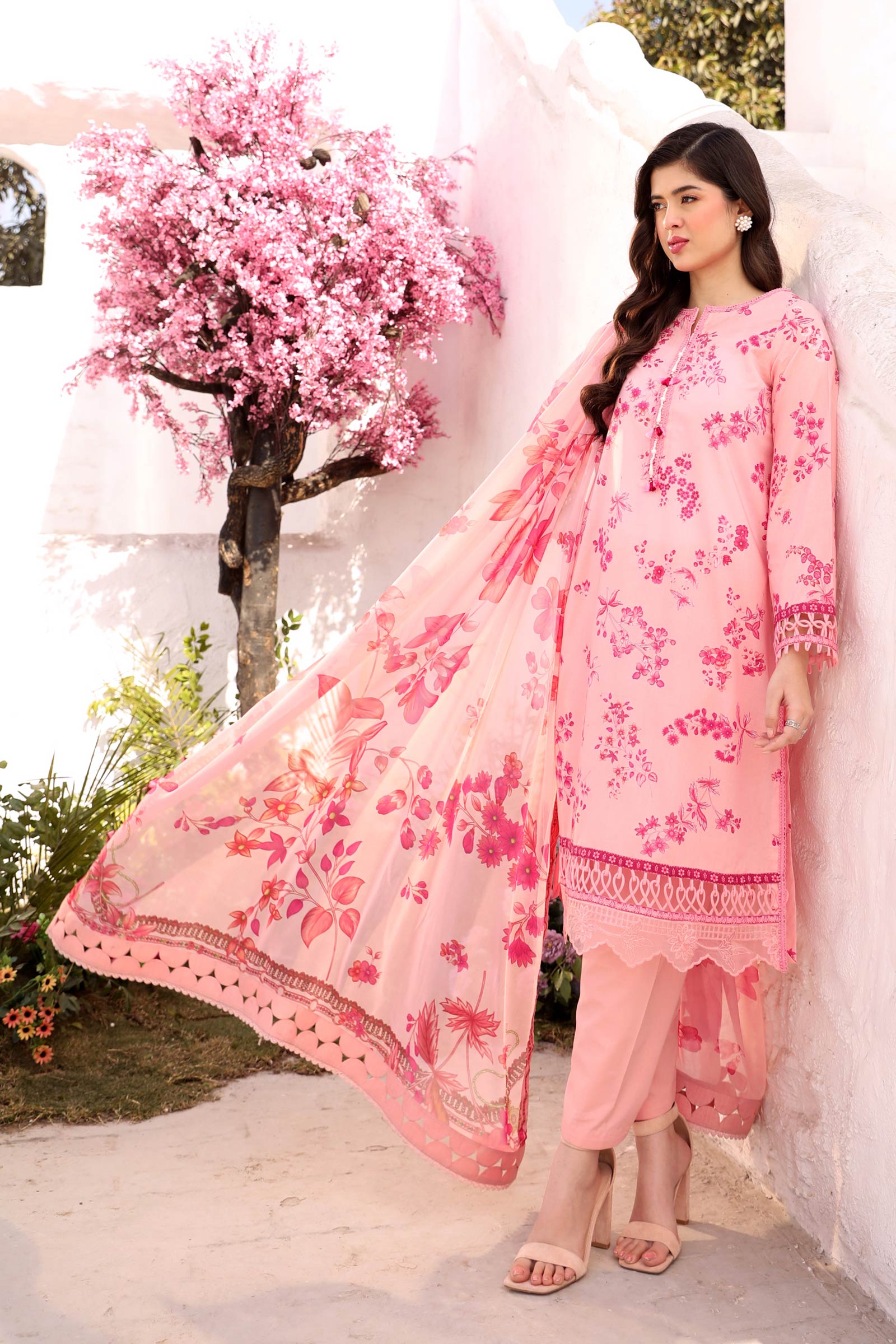 Maria B | M Basic Summer Lawn 25 | MB-CUS25-709A