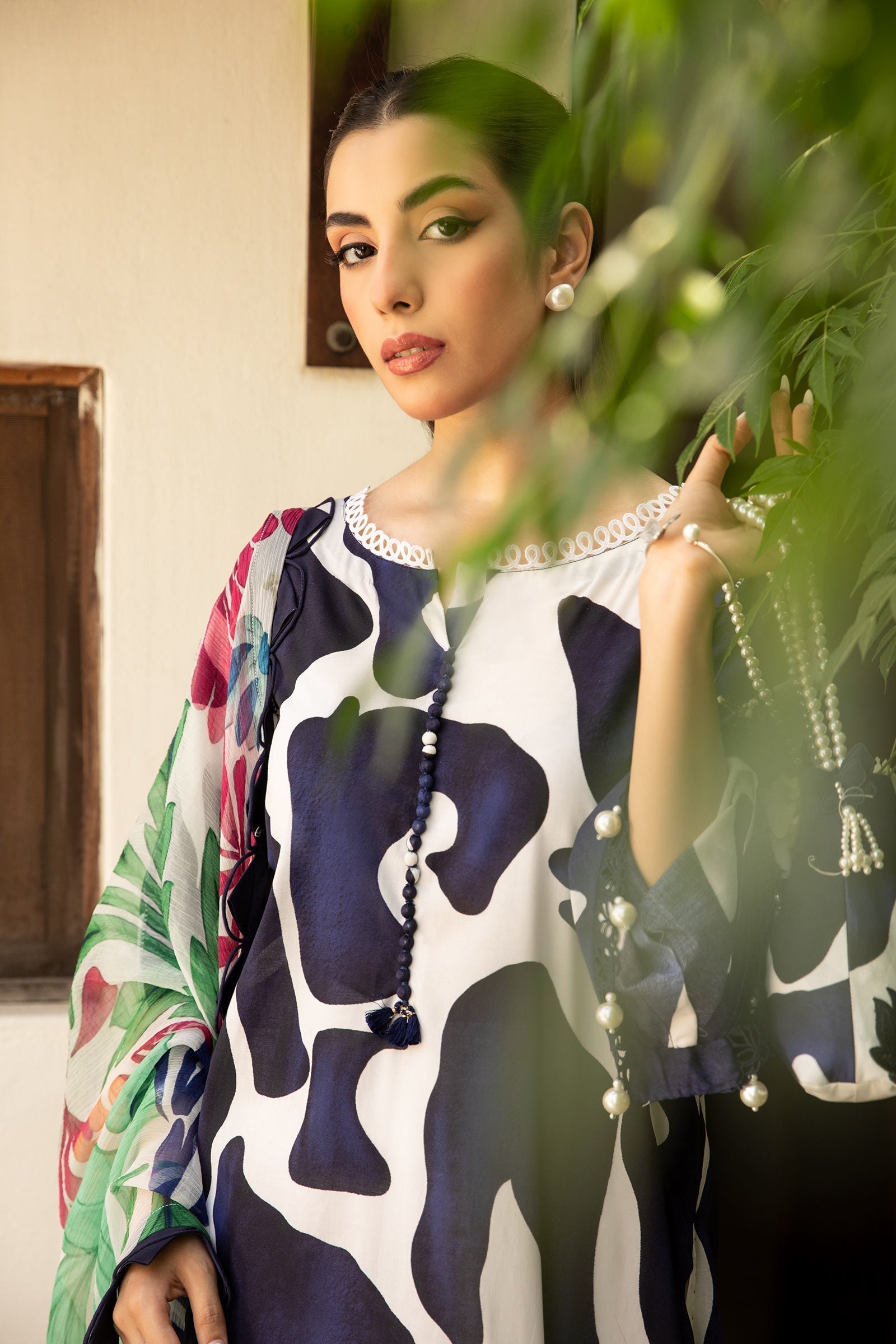 Maria B | Eid Basic Lawn | MB-CUS25-905B