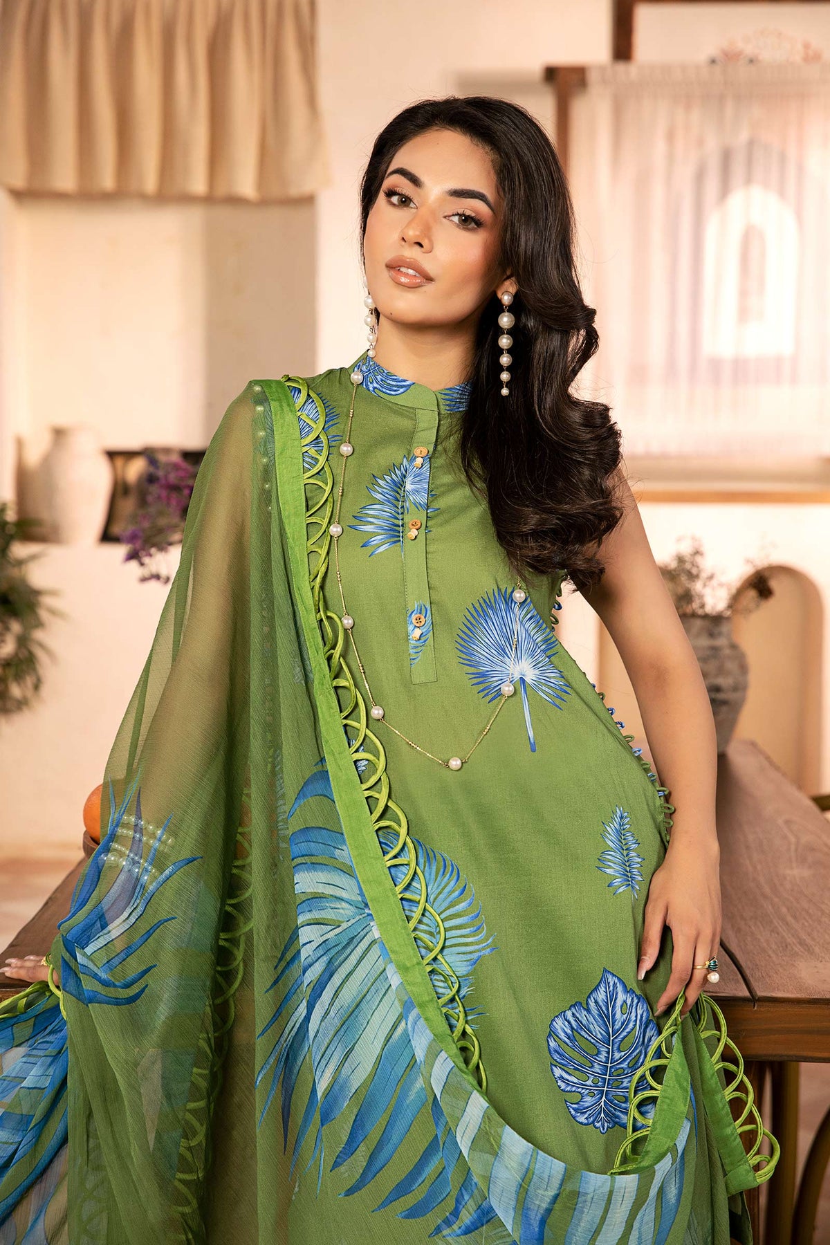 Maria B | Eid Basic Lawn | MB-CUS25-906A