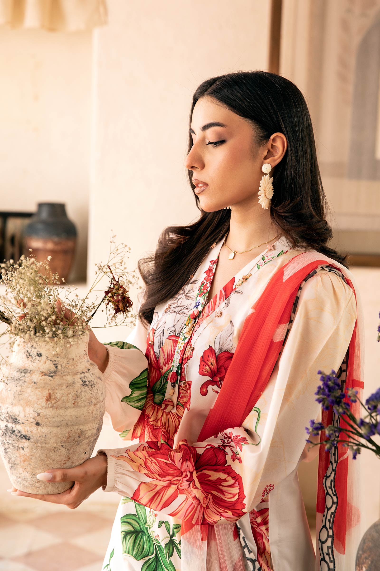 Maria B | Eid Basic Lawn | MB-CUS25-907B