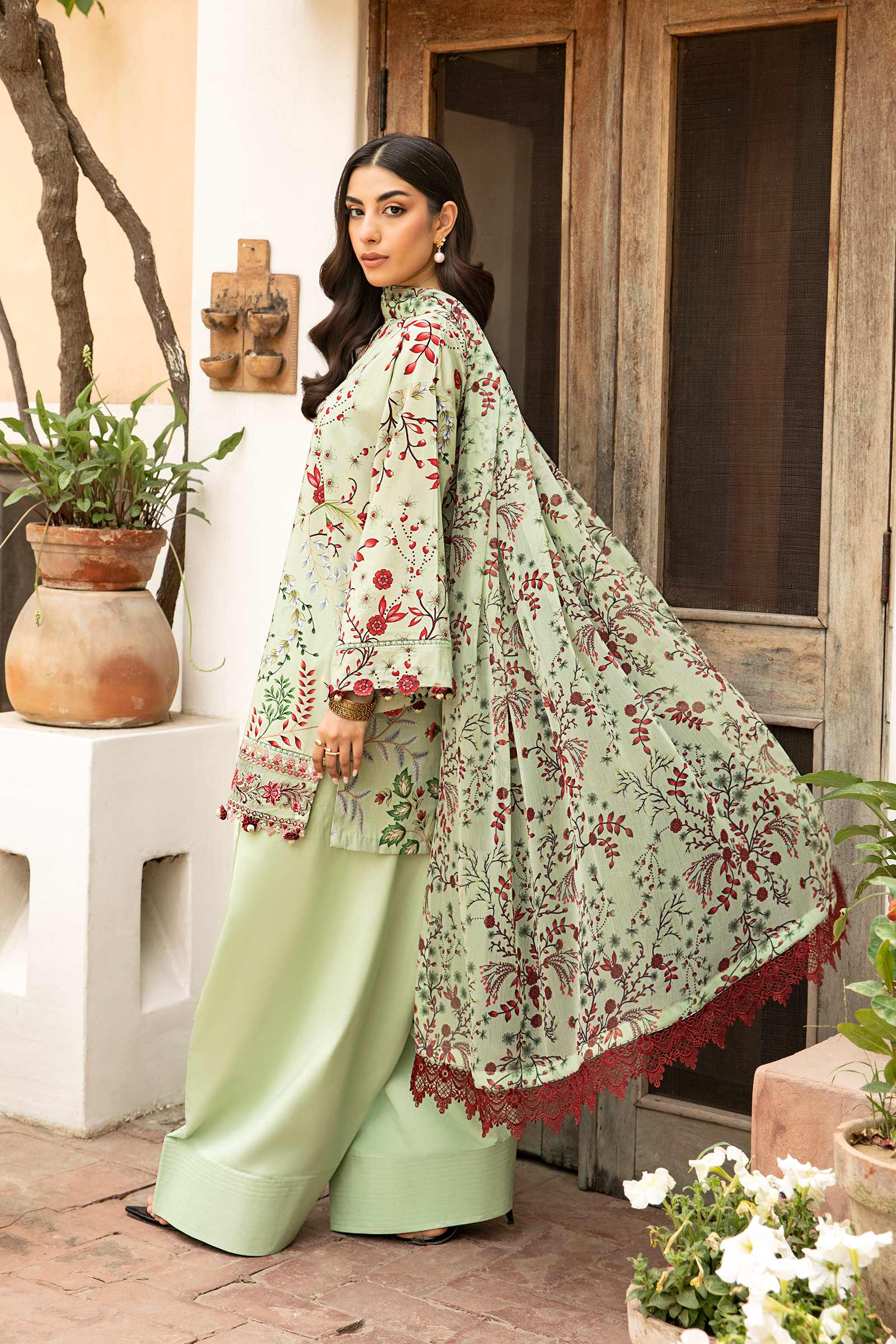 Maria B | Eid Basic Lawn | MB-CUS25-912B