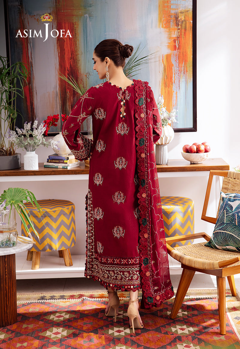 Asim Jofa | Uraan Lawn Chiffon Collection | AJUR-04