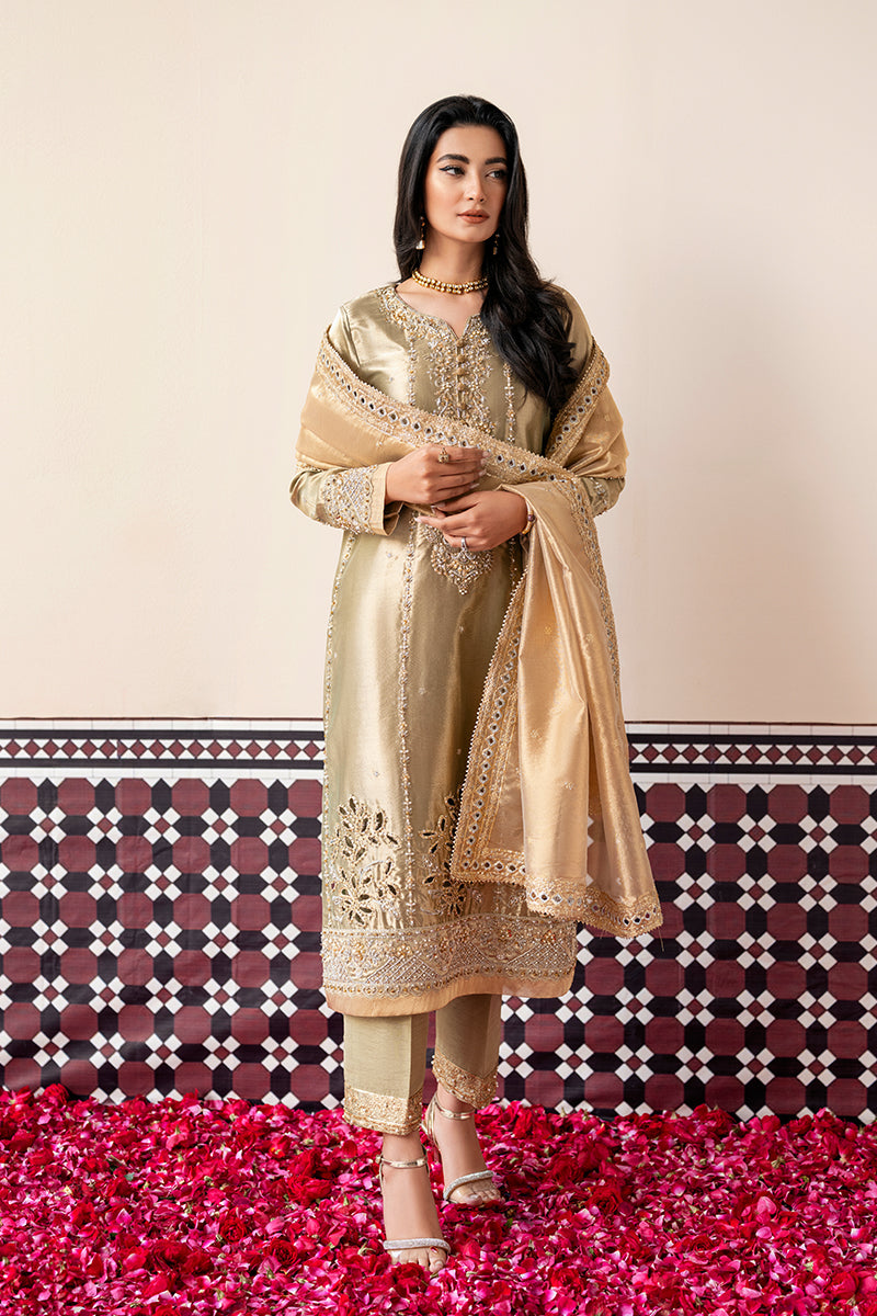 Mushq | Sunehri Lama Silk | Soraya