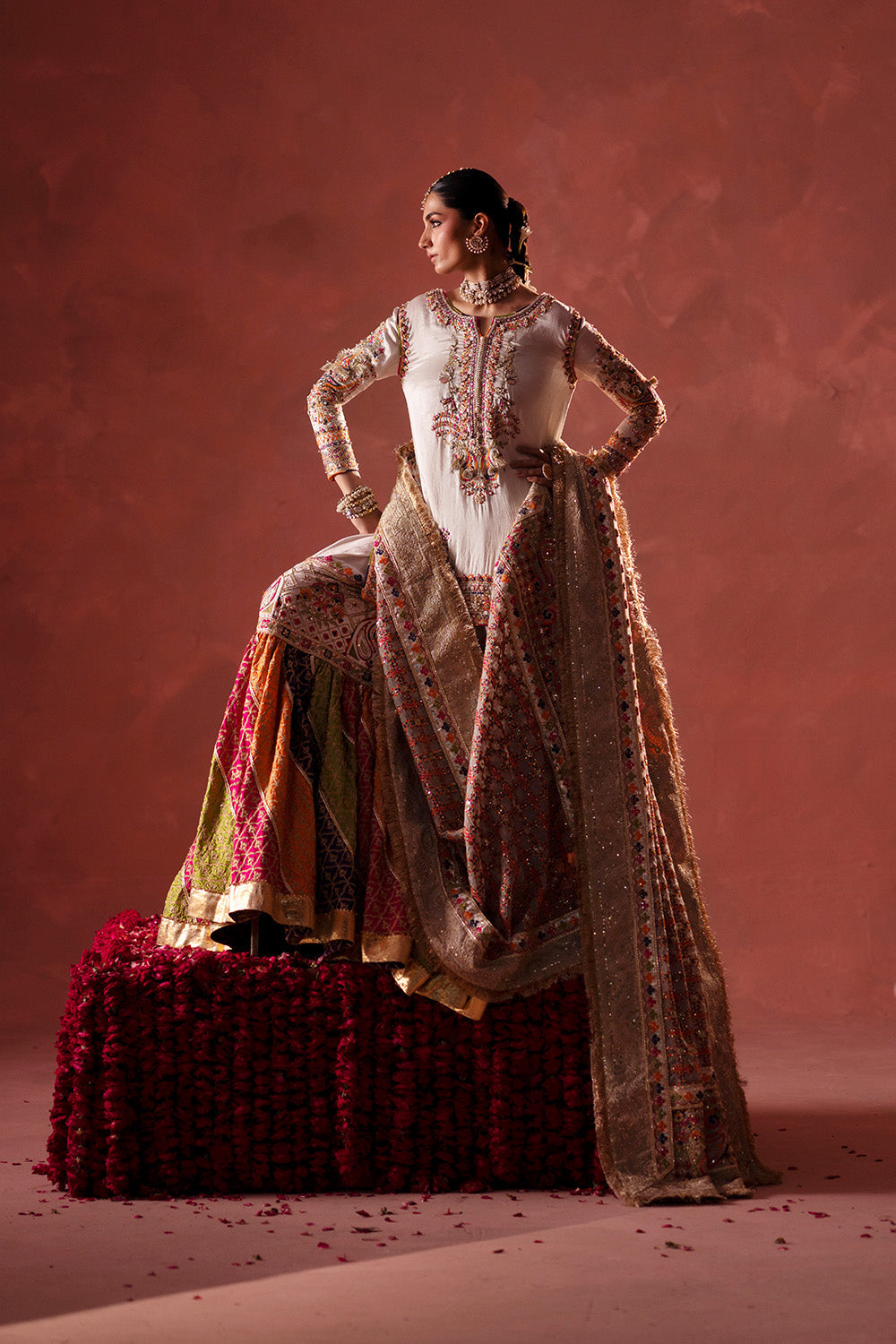 Maryum N Maria | Luxury Silk | MEHNDI NIGHT - MSS5895