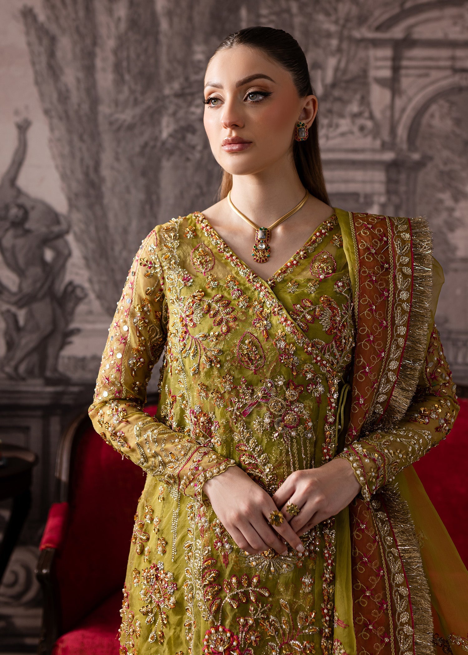Maria Osama Khan | Mystara Wedding Festive |  Noir
