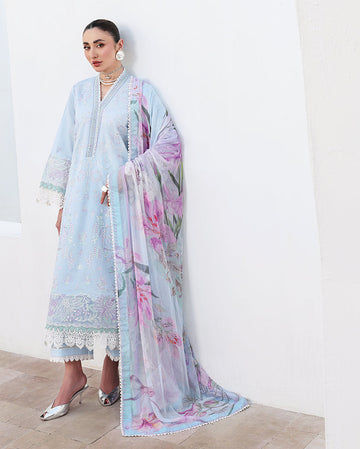 Roheenaz | Floral Reverie Luxury Lawn | Morning Petal