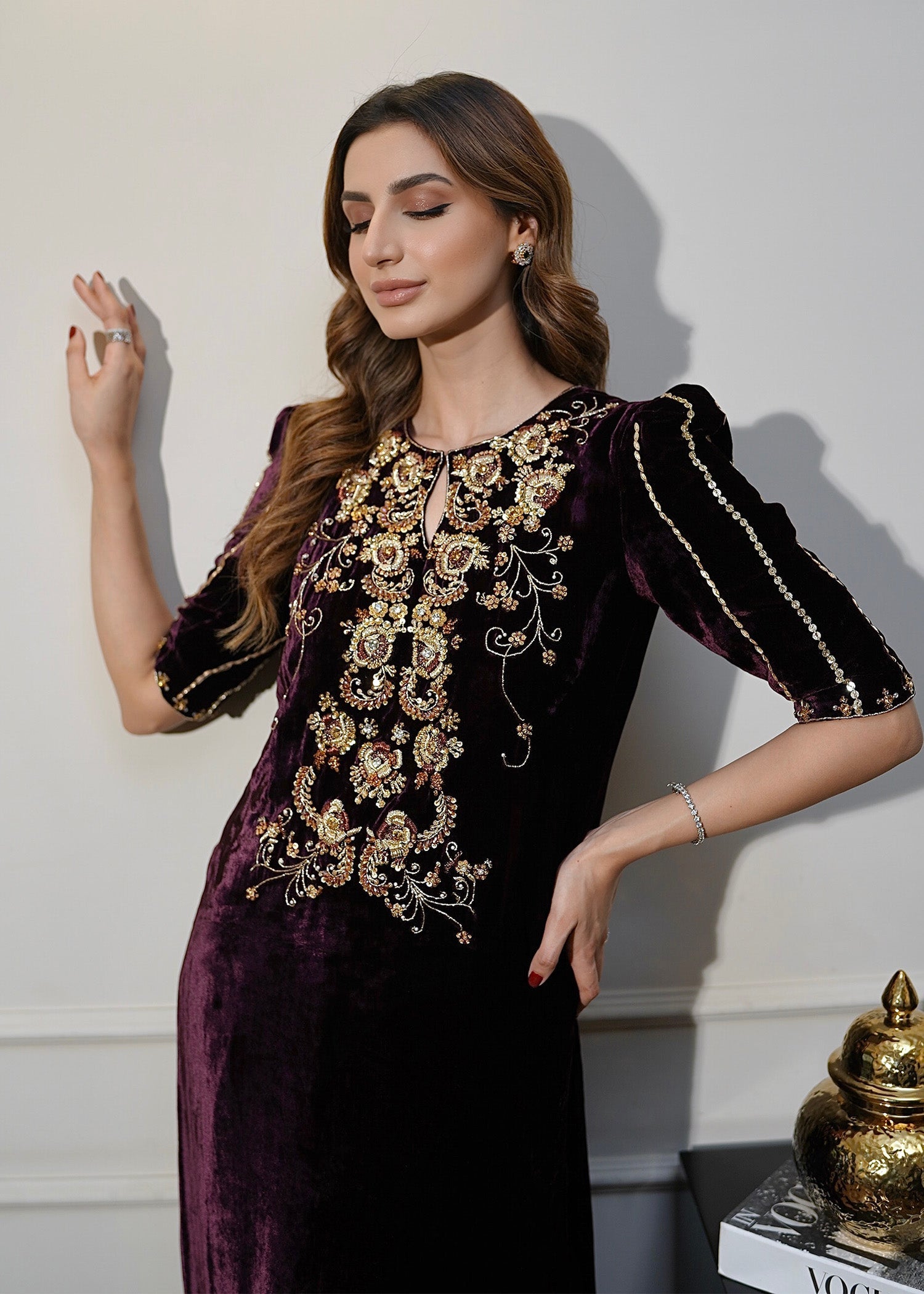 Mahum Asad | Voila Velvets | Jade