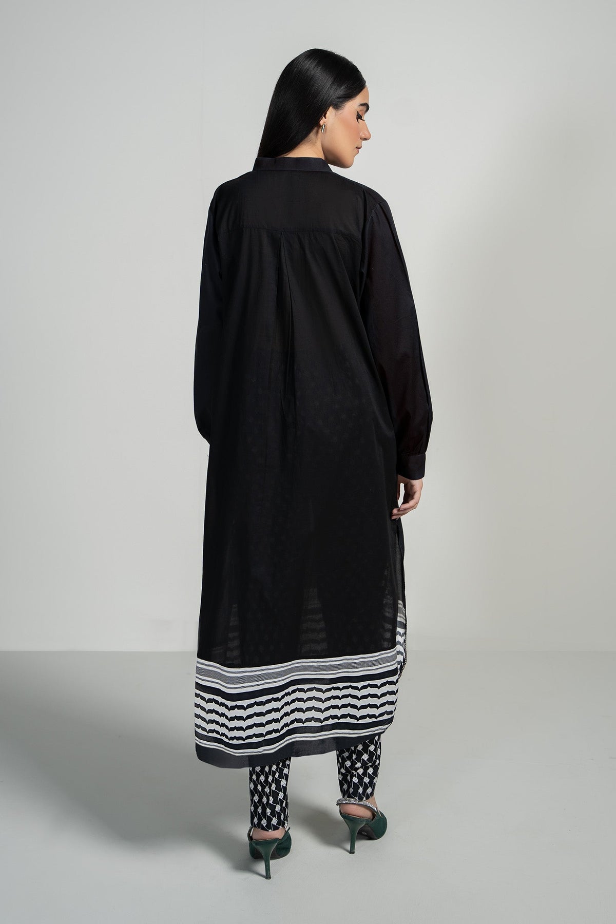 Maria B | Luxury Winter Pret 25 | PS-PF24-04-Black