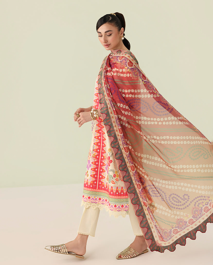 Roheenaz | Rosette Lawn | Pastel Symphony