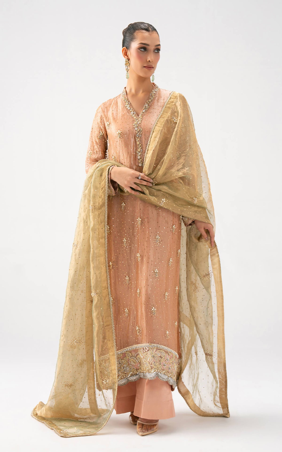 Asifa and Nabeel | Lyle Luxury Formals 25 | Peach Aura