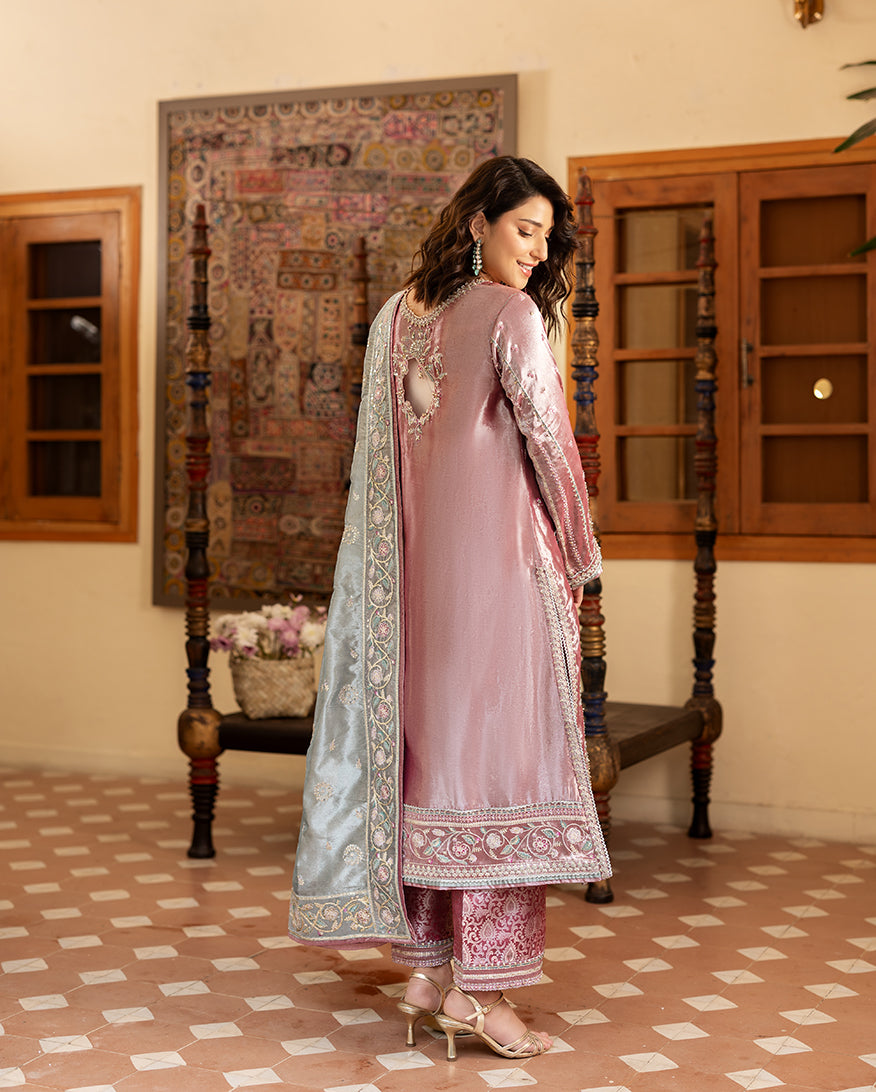 Mushq | Sunehri Lama Silk | Periwesh