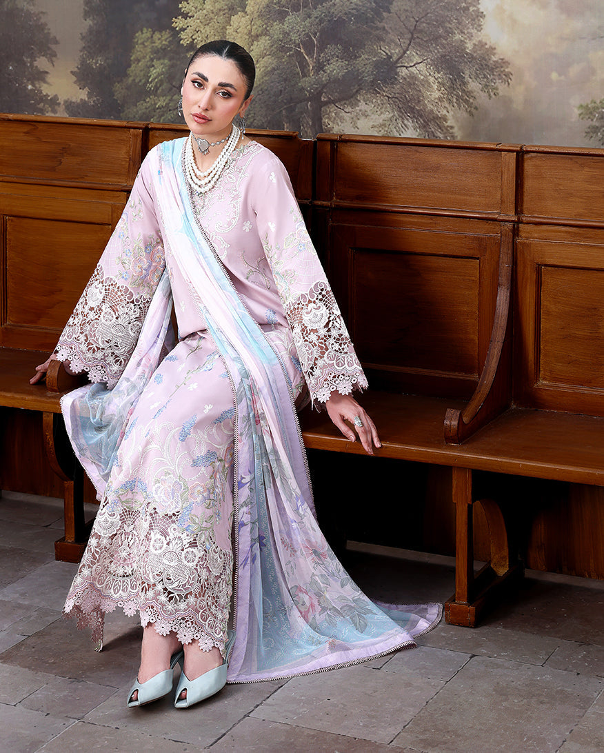 Roheenaz | Floral Reverie Luxury Lawn | Petal Bloom