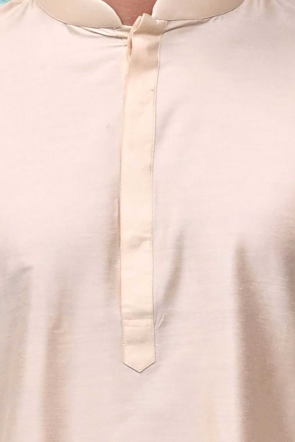 Plain Art Silk Kurta with beige or cream shade