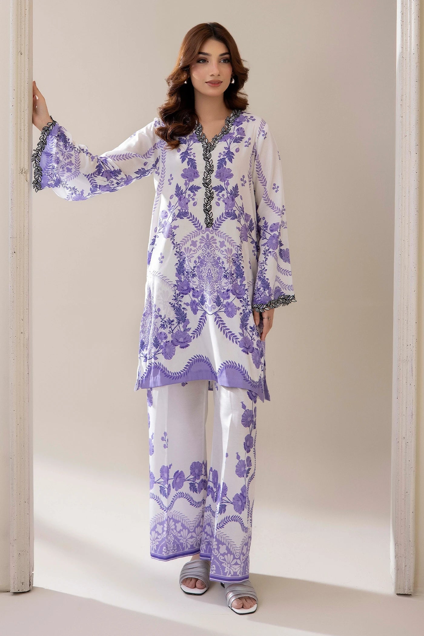 Adans Libas | Embrodiered Co Ord Sets | 4208