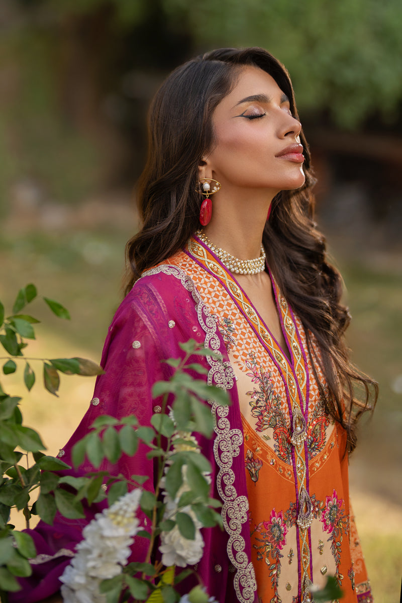 Qalamkar | Luxe Silk |  UA-03 ALMA