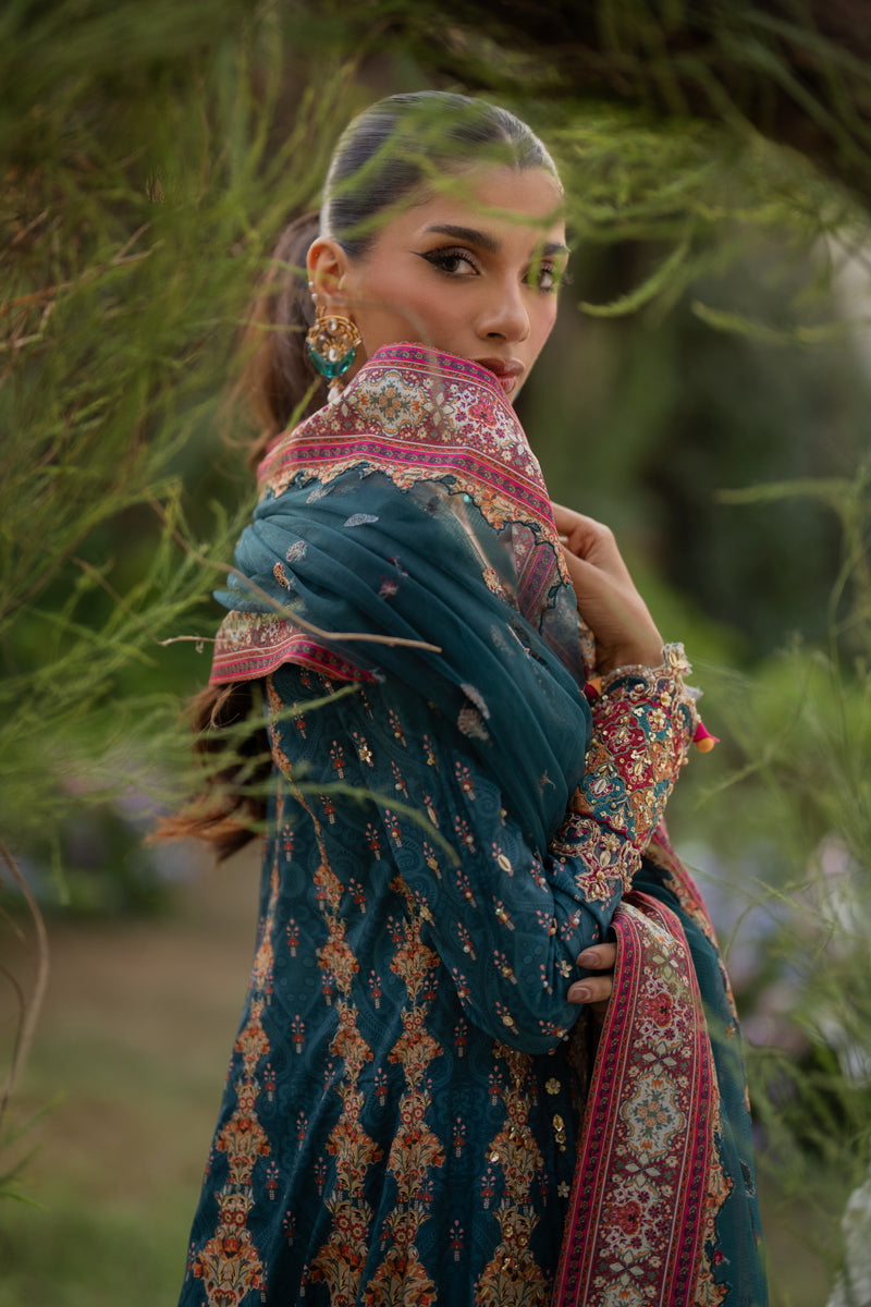 Qalamkar | Luxe Silk |  UA-09 TINA