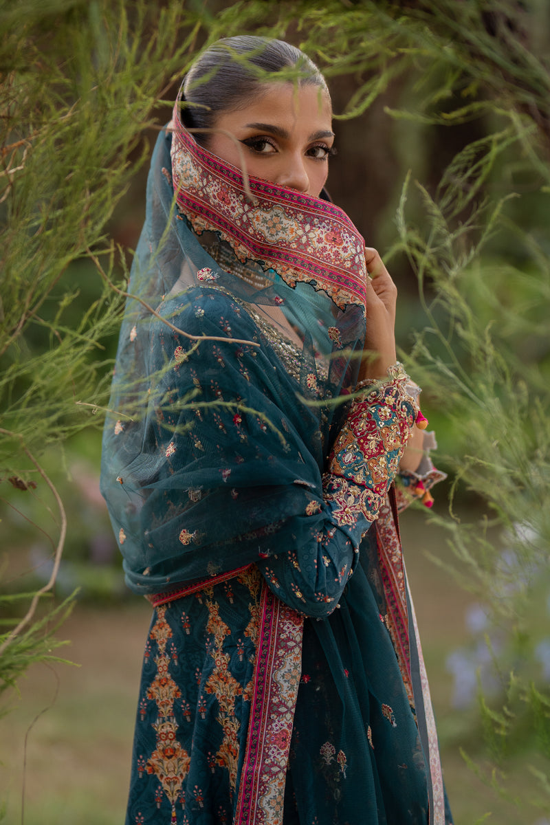 Qalamkar | Luxe Silk |  UA-09 TINA