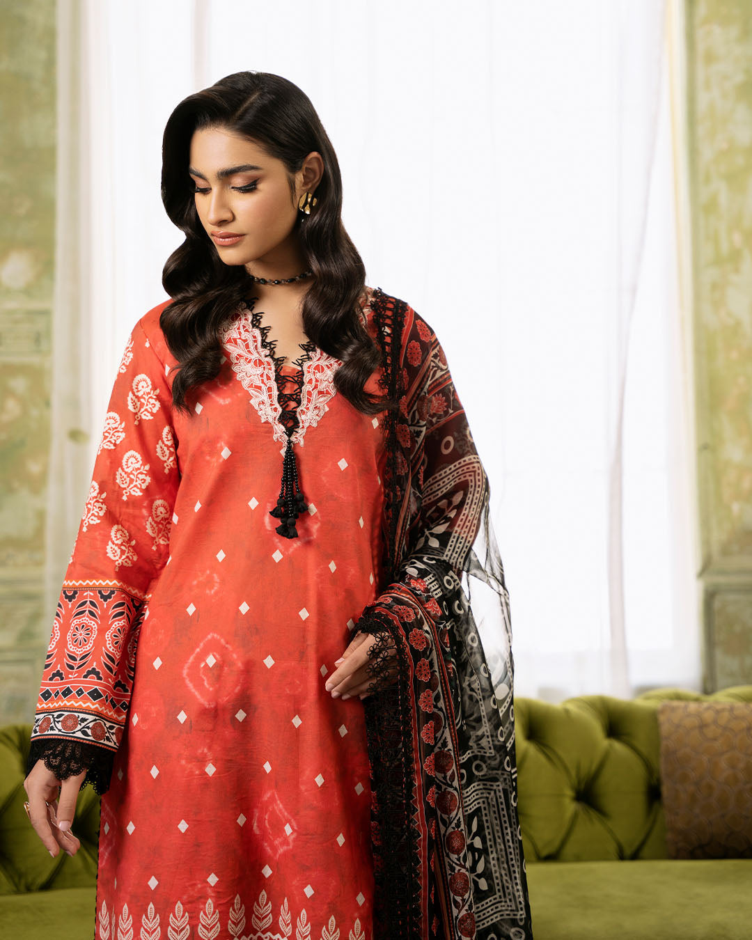 Roheenaz | Flora Printed Lawn | Solstice
