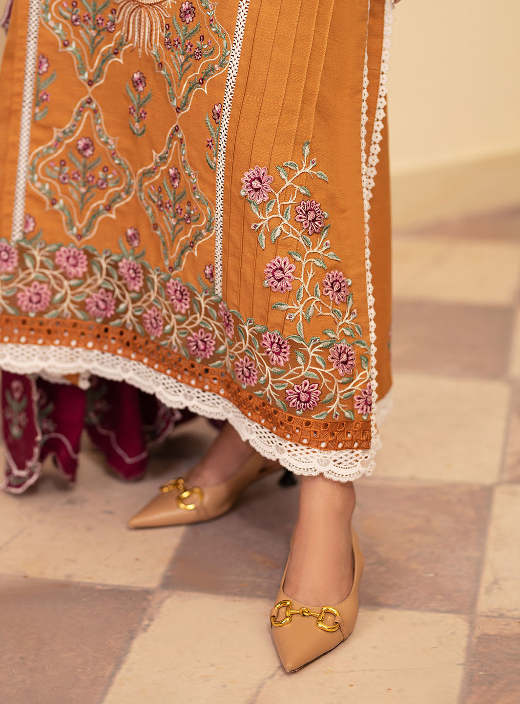 Roheenaz | Meraki Winter Collection | Saffron