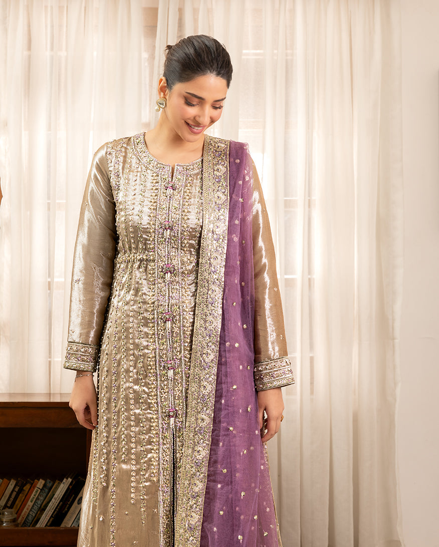 Mushq | Sunehri Lama Silk | Rumsha