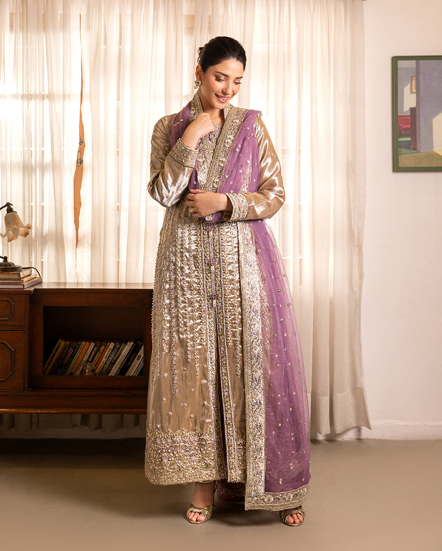 Mushq | Sunehri Lama Silk | Rumsha