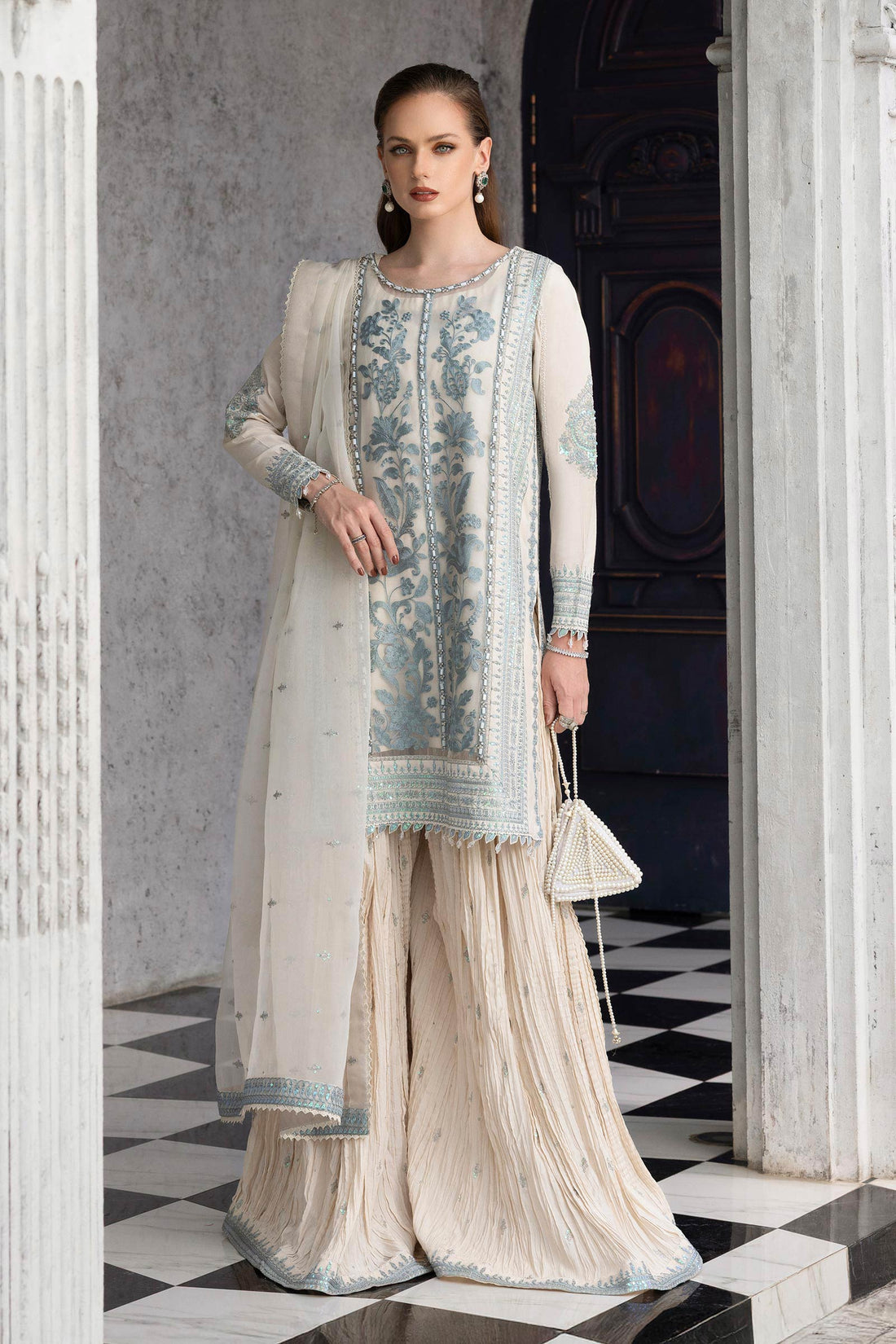 Maria B | Luxury Formals | SF-EF26-39-Off White