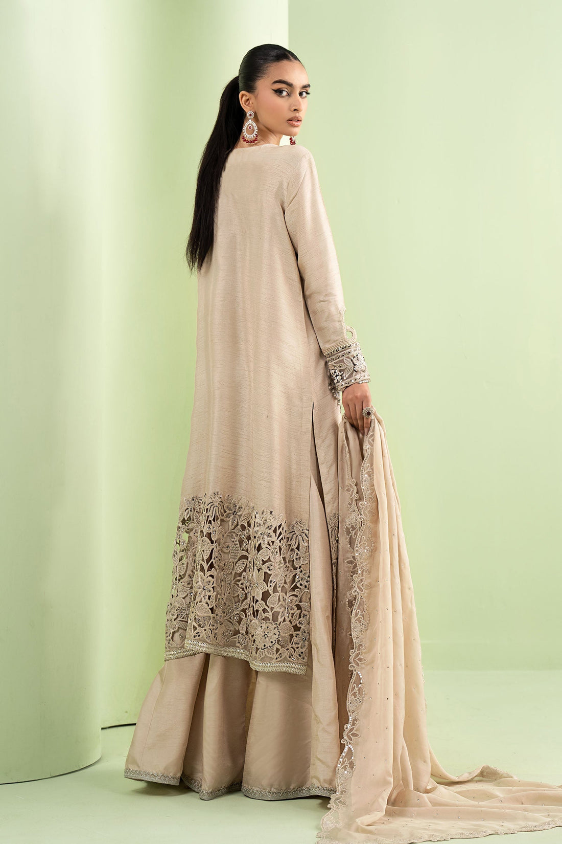 Maria B | Luxury Formals | SF-EF26-63-BEIGE