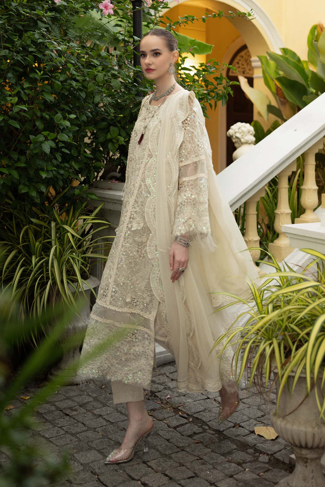 Maria B | Luxury Formals | SF-EF26-21-Off White