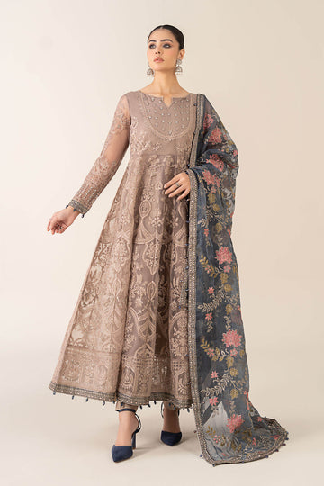 Maria B | Pre Fall Dresses | 3 Piece Embroidered Suit Gray