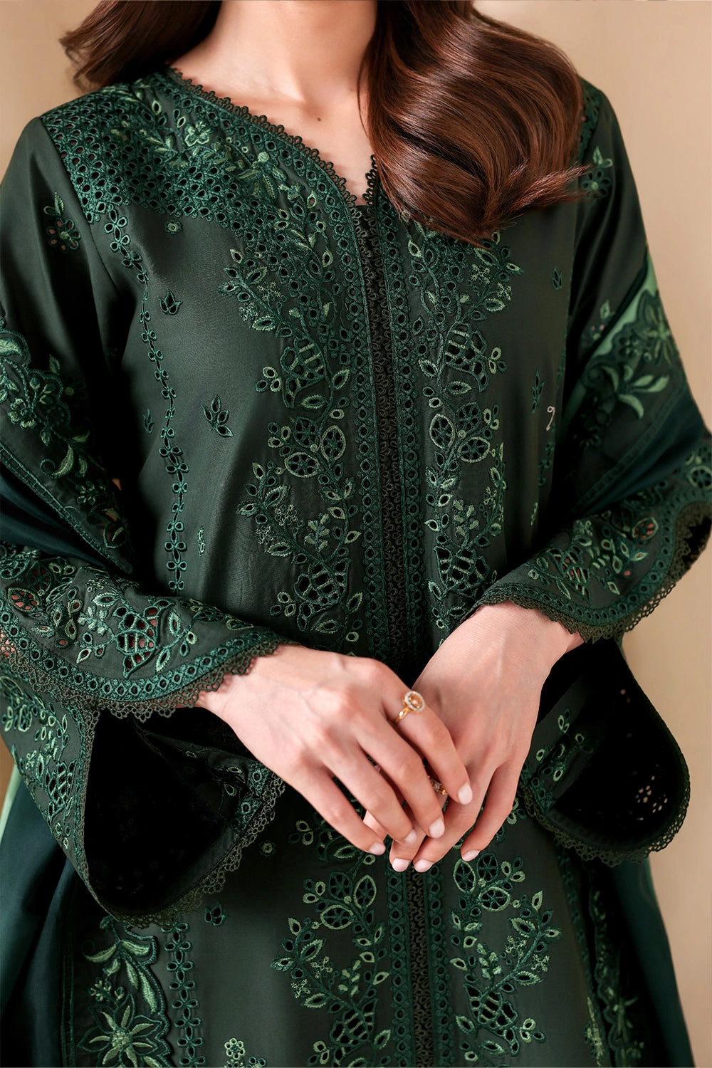 Azure | Luxury Lawn 26 | Shades Of Emerald