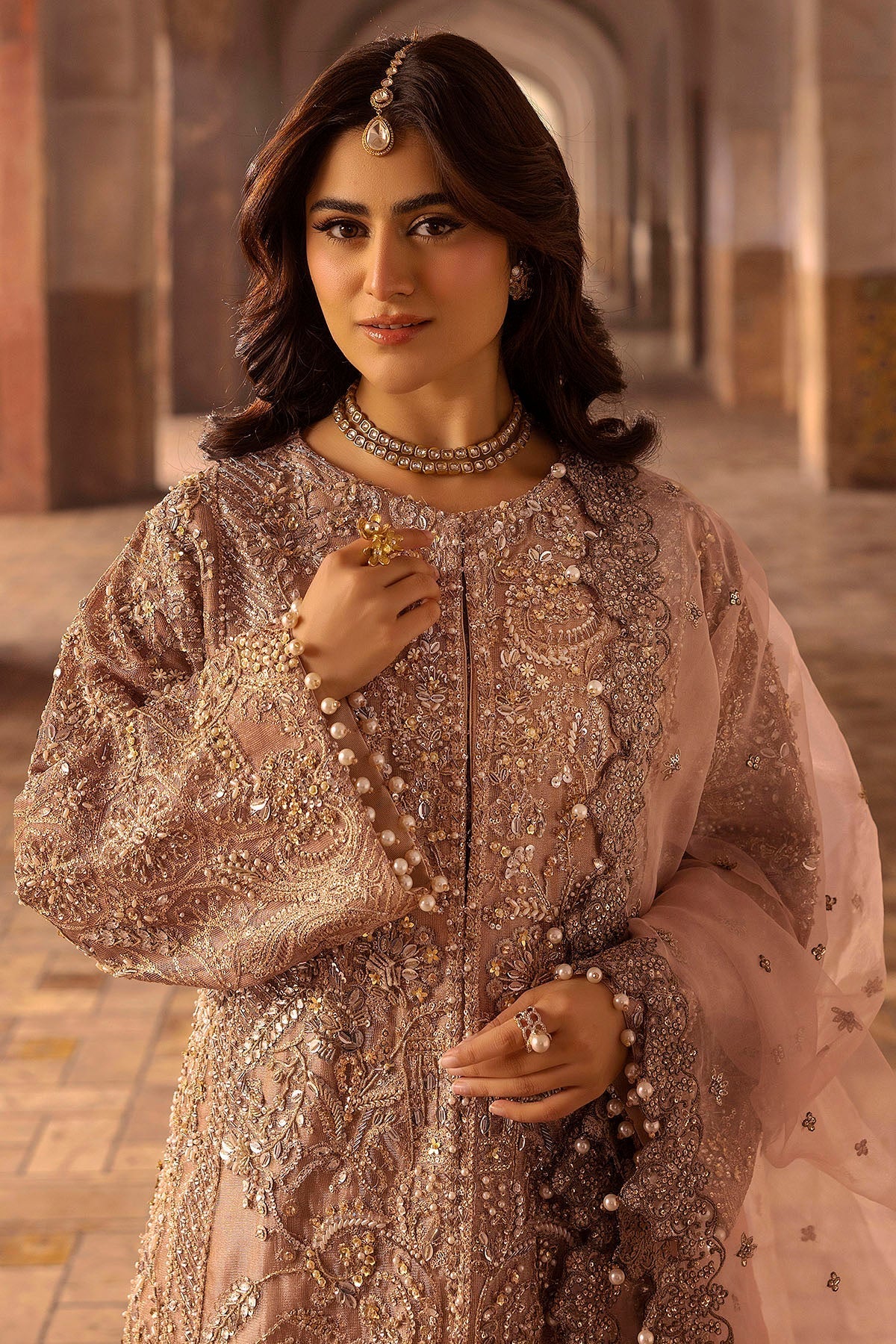 Motifz | Bridal Couture | 0012-MAYASA EMBROIDERED MESSORI STITCHED
