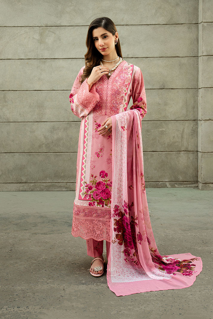 Imrozia Premium | Dahlia Lawn | SL-124 Rose Petal