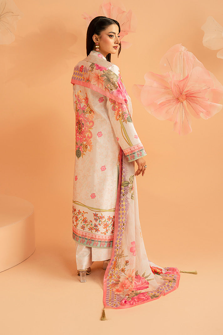 Imrozia Premium | Amelia Printed Silk | SP-158 Blush Reverie