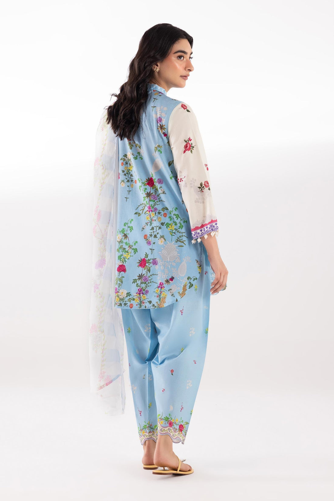 Sana Safinaz | Luxury Pret | Muzlin Lawn Suit SC26MUZ203BP3
