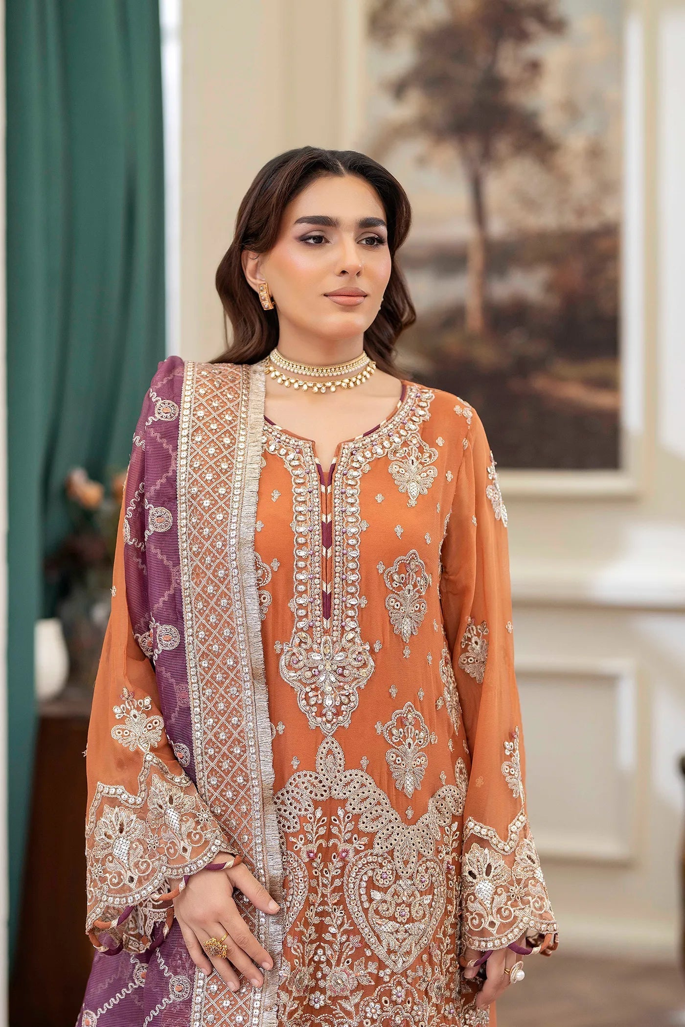 Adans Libas | Saleeqa Chiffon 25 | SALEEQA 7516