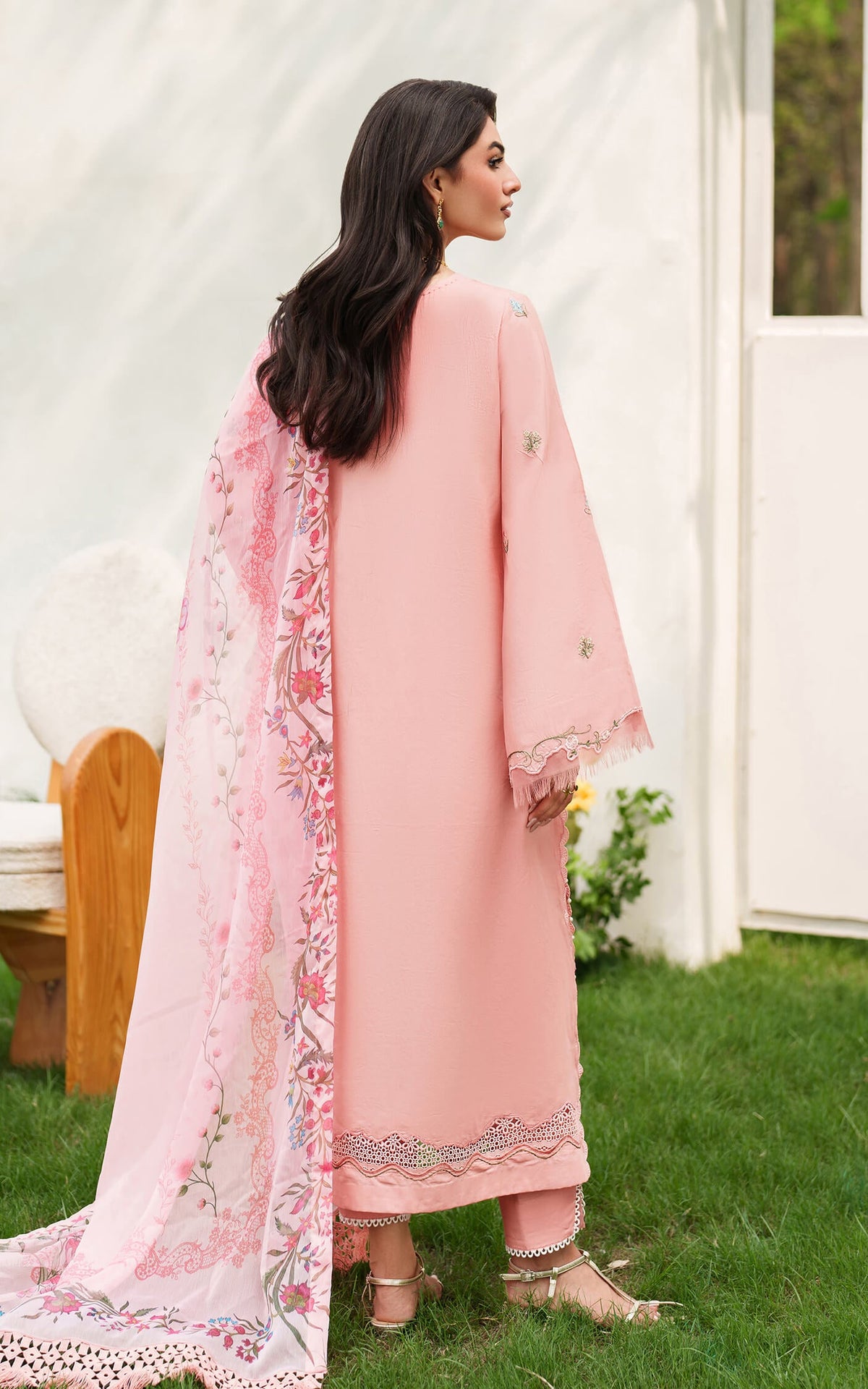 Asifa and Nabeel | Eden Cambric 25 | Serene Blush ECU25-01