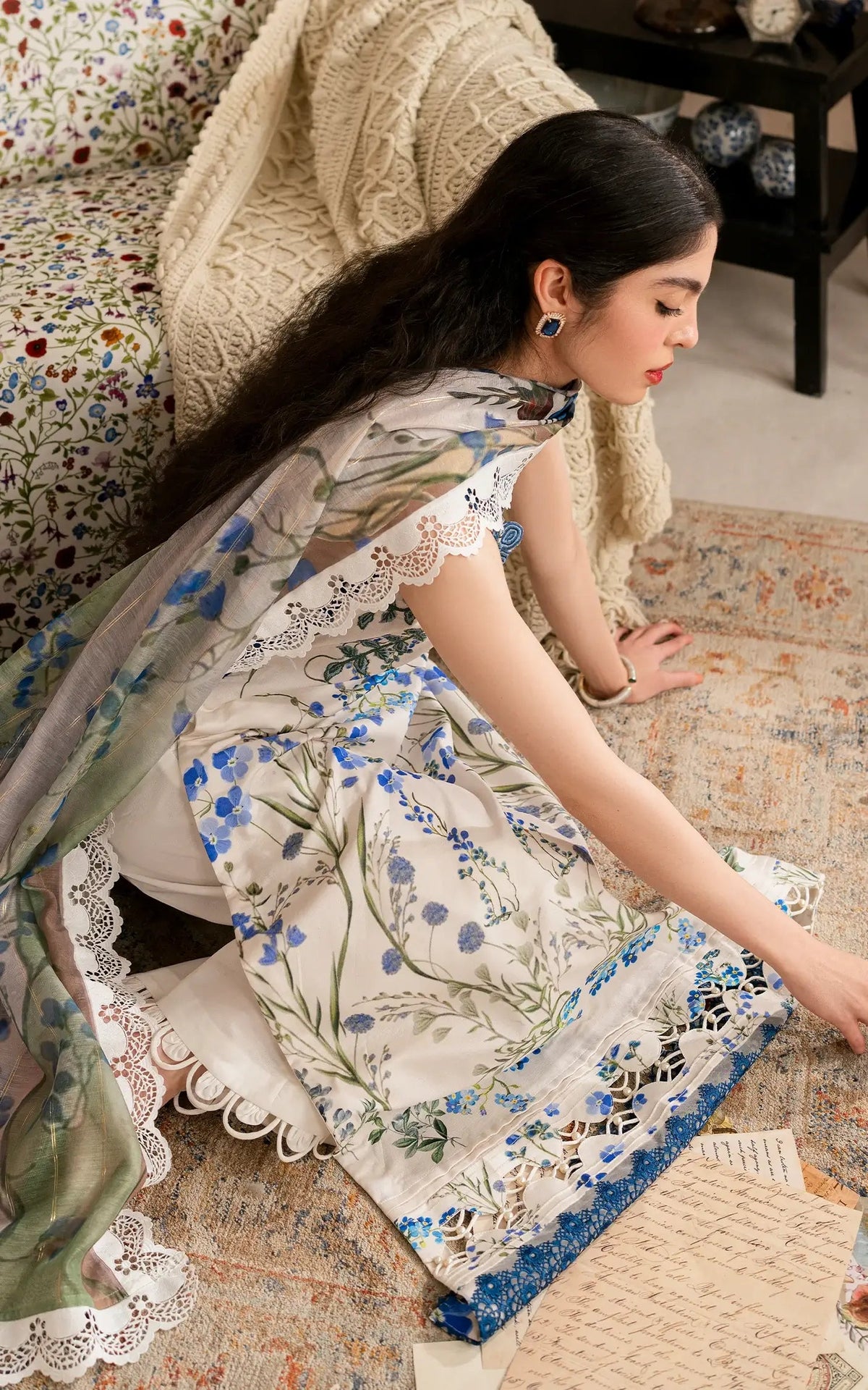 Asifa and Nabeel | Meraki Vintage 25 | Shabnam (MVL25-13)
