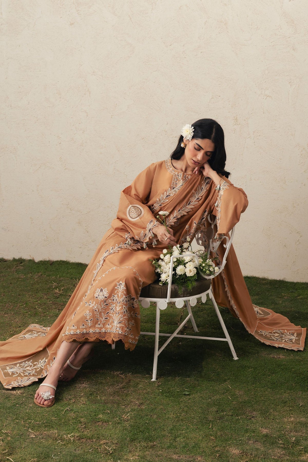 Cross Stitch | The Moonsoon Edit 26 | AMBER DUNE-3PC EMBROIDERED SUIT