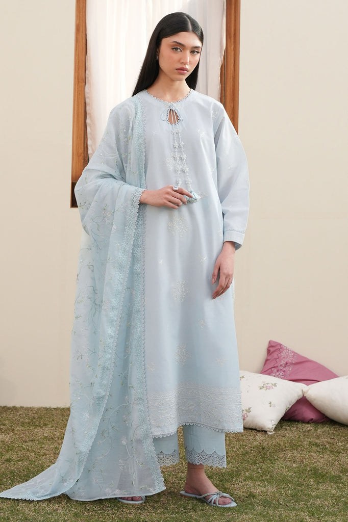 Cross Stitch | Emb Lawn Mahiri 26 | FROSTED MIST