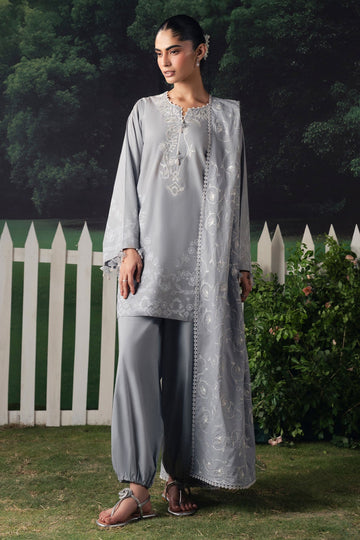 Cross Stitch | The Moonsoon Edit 26 | SELENE GLOW-3PC PRINTED SUIT